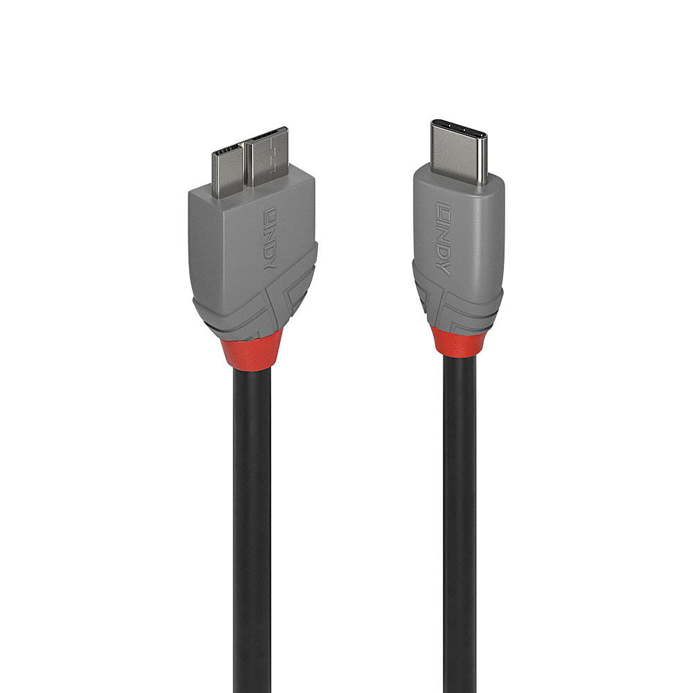 LINDY 36622 ANTHRA LINE USB-C TO MICRO-B CABLE 2M BLACK |  | 7114823