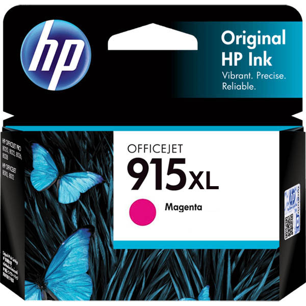 Image for HP 3YM20AA 915XL INK CARTRIDGE HIGH YIELD MAGENTA from Office National Barossa