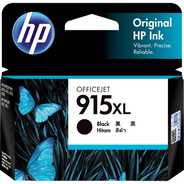 Image for HP 3YM22AA 915XL INK CARTRIDGE HIGH YIELD BLACK from Emerald Office Supplies Office National