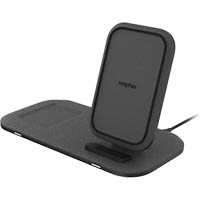 mophie wireless 3 device charging stand+ black