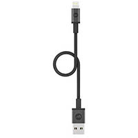 mophie charge and sync cable usb-a to lightning 90mm black