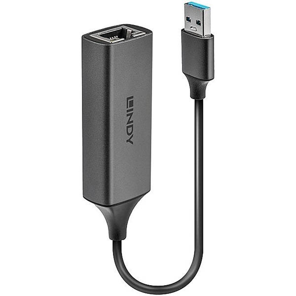 Image for LINDY 43298 USB-A 3.0 GIGABIT ETHERNET ADAPTER 135MM SILVER from Office National Port Augusta