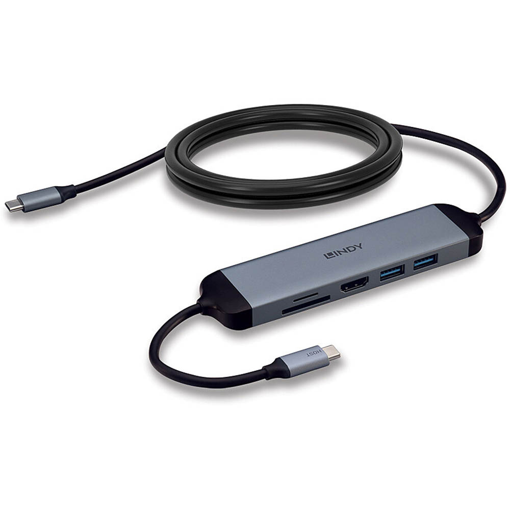 Image for LINDY 43326 USB TYPE-C LAPTOP MICRO DOCKING STATION GREY/BLACK from Office National Mount Gambier