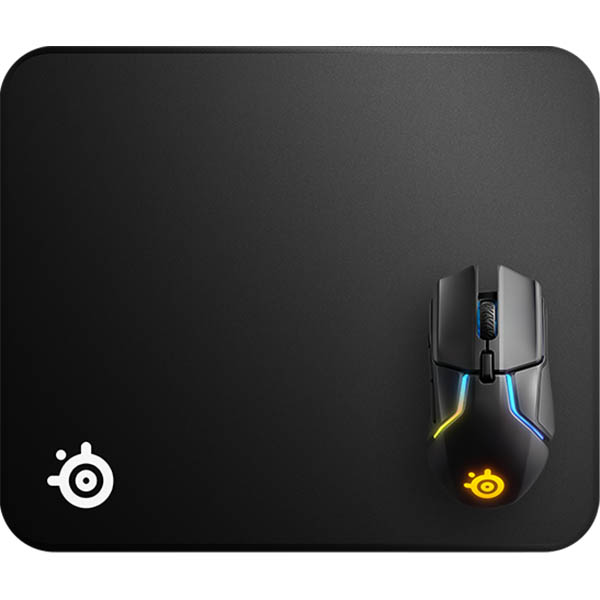 Image for STEELSERIES QCK EDGE CLOTH GAMING MOUSEPAD MEDIUM BLACK from Angletons Office National