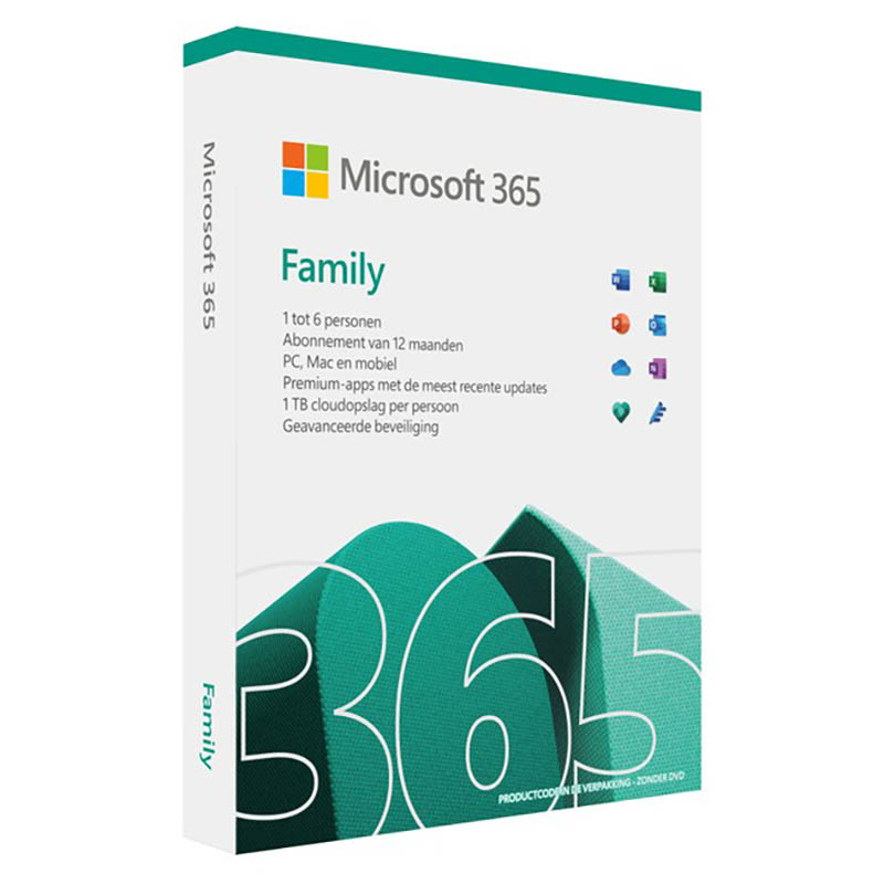 Image for MICROSOFT 365 FAMILY 1 YEAR SUBSCRIPTION from Aatec Office National