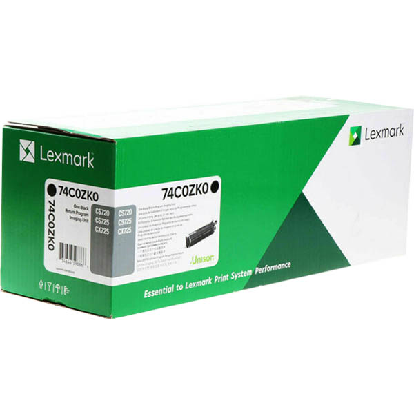 Image for LEXMARK 74C0ZK0 IMAGING UNIT BLACK from Two Bays Office National