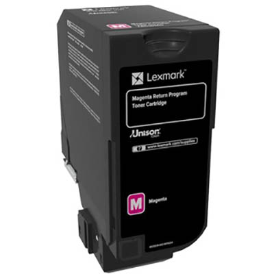 Image for LEXMARK 74C60M0 TONER CARTRIDGE MAGENTA from Discount Office National