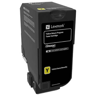 Image for LEXMARK 74C60Y0 TONER CARTRIDGE YELLOW from Office National