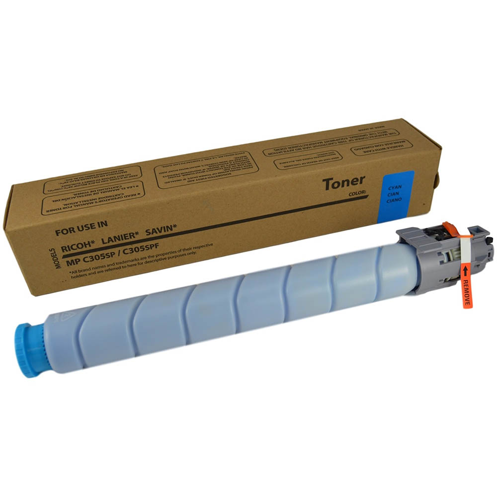 Image for RICOH MPC305 TONER CARTRIDGE CYAN from Two Bays Office National