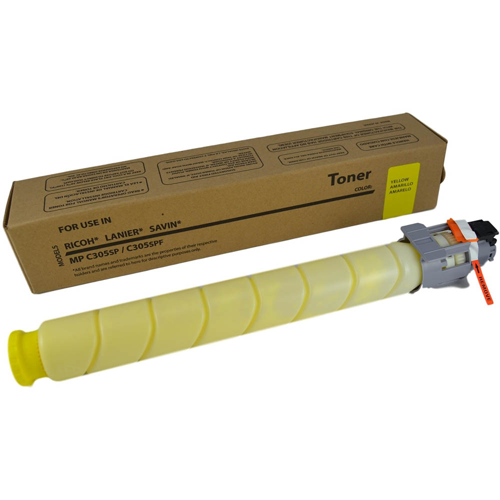 Image for RICOH MPC305 TONER CARTRIDGE YELLOW from Two Bays Office National