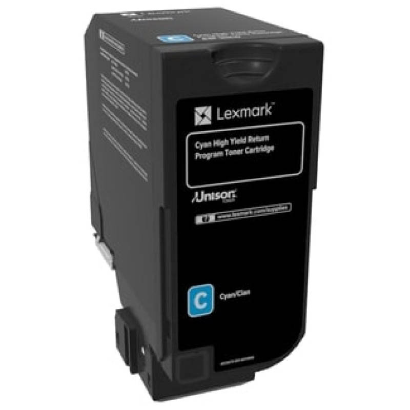 Image for LEXMARK 84C6HC0 TONER CARTRIDGE HIGH YIELD CYAN from Two Bays Office National