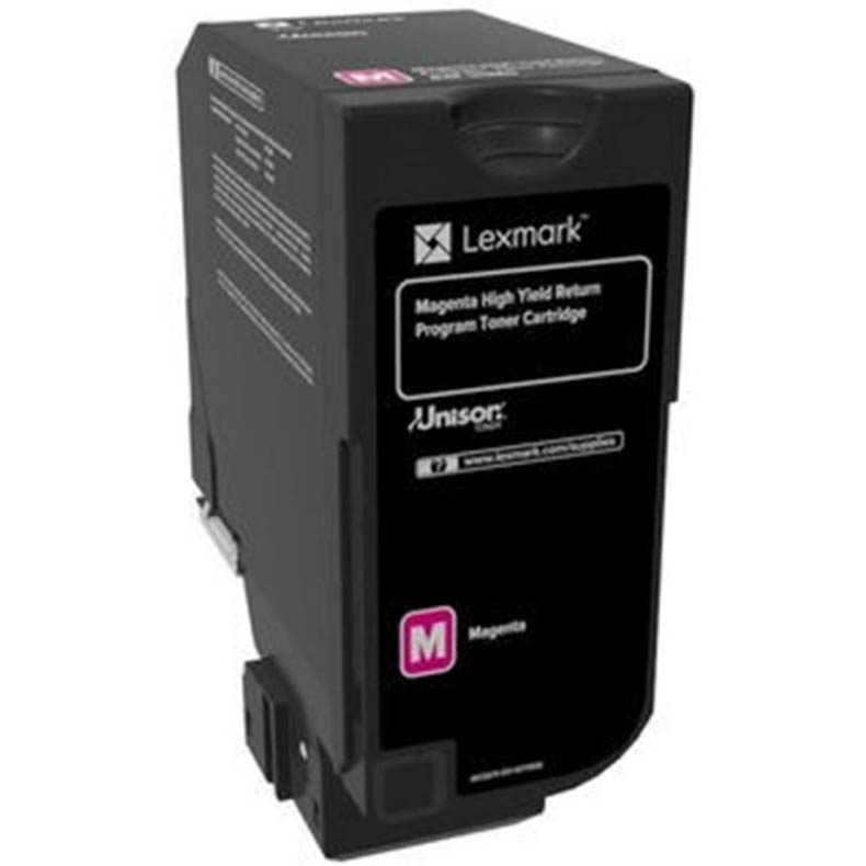 Image for LEXMARK 84C6HM0 TONER CARTRIDGE HIGH YIELD MAGENTA from Complete Stationery Office National (Devonport & Burnie)