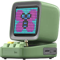 divoom ditoo pixel display bluetooth speaker green