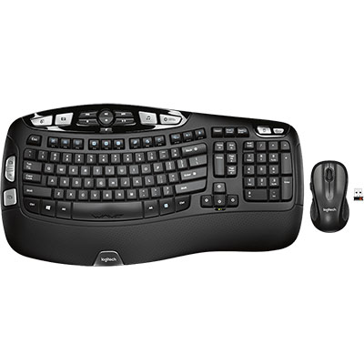 Image for LOGITECH MK550 WAVE WIRELESS KEYBOARD AND MOUSE COMBO BLACK from Our Town & Country Office National