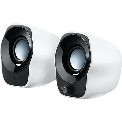 Image for LOGITECH Z120 COMPACT STEREO USB SPEAKERS BLACK/WHITE from Angletons Office National