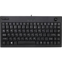 adesso akb-310ub mini trackball usb keyboard black