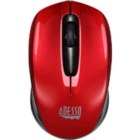 adesso s50 imouse s50 wireless mini mouse red