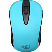 adesso s70l imouse wireless optical neon mouse neon blue