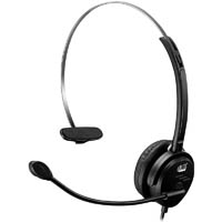 adesso p1 xtream single-sided usb wired headset black