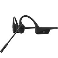 aftershokz opencomm bone conduction stereo bluetooth headset black