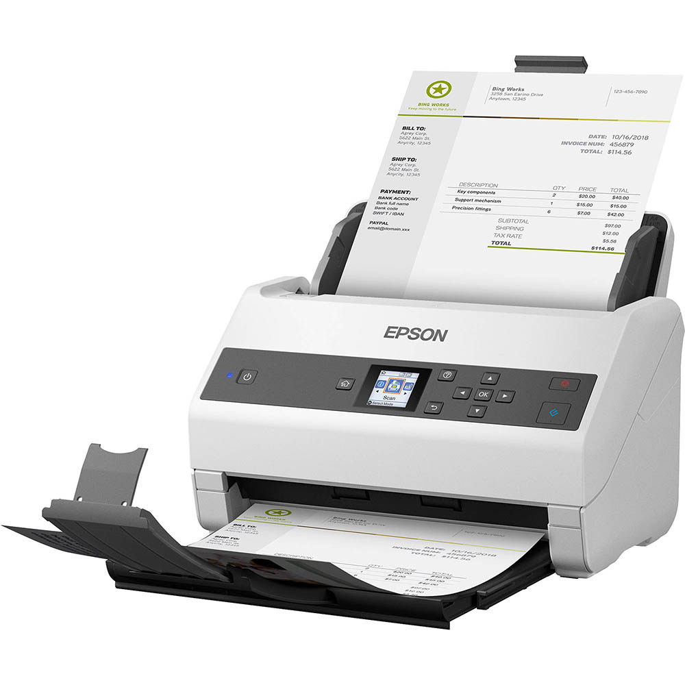 Image for EPSON DS-870 WORKFORCE COLOR DUPLEX DOCUMENT SCANNER from SBA Office National - Darwin