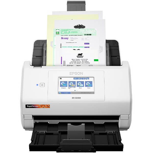 Image for EPSON RR-600W RAPIDRECEIPT WIRELESS RECEIPT AND DOCUMENT SCANNER from Complete Stationery Office National (Devonport & Burnie)