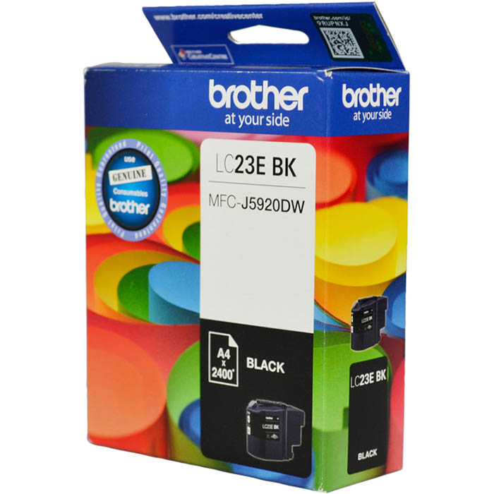 Image for BROTHER LC23E INK CARTRIDGE BLACK from Surry Office National