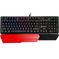 bloody b975 light strike animation gaming keyboard usb black/red