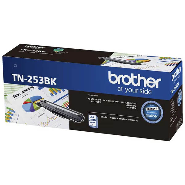 Image for BROTHER TN253 TONER CARTRIDGE BLACK from Office National Capalaba