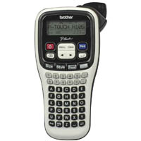 brother pt-h105 p-touch label machine silver/black