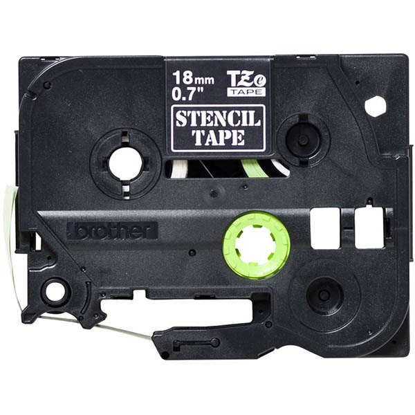 BROTHER STE-141 STENCIL TAPE 18MM BLACK ON CLEAR |  | 7072225i