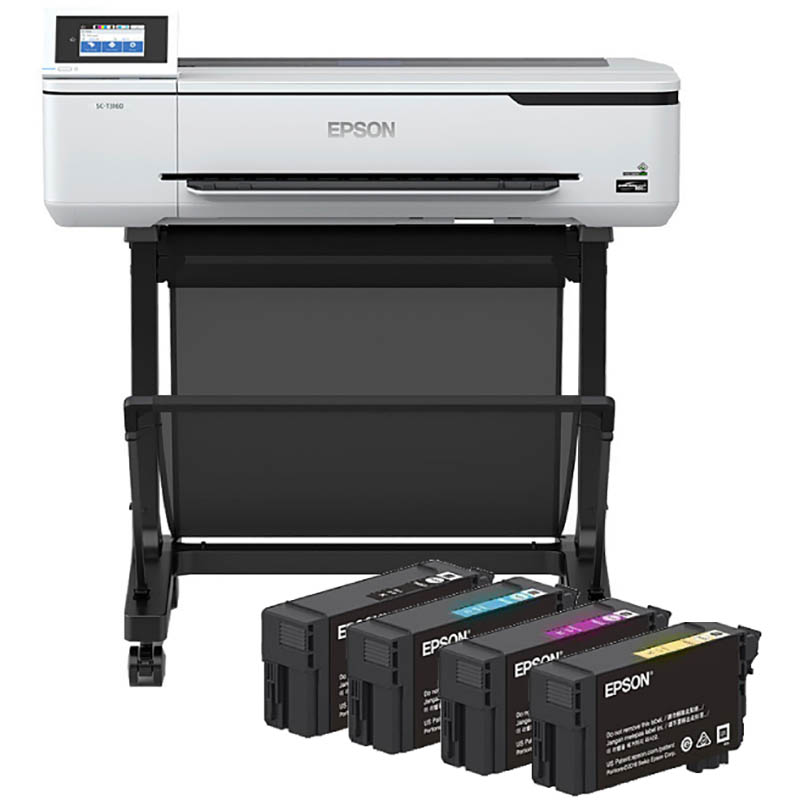 Image for EPSON SURECOLOR T3160 LARGE FORMAT PRINTER AND E40S INK CARTRIDGE COMBO from PaperChase Office National