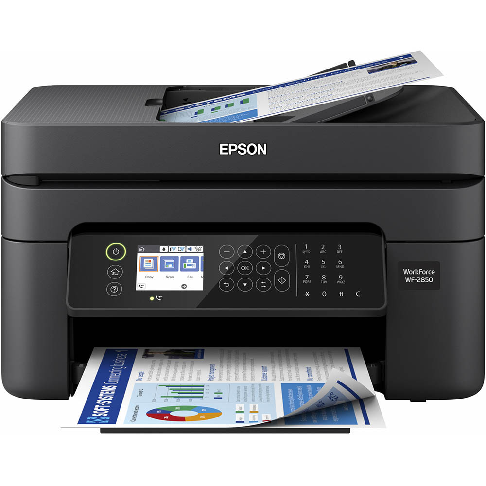Image for EPSON WF-2850 WORKFORCE WIRELESS MULTIFUNCTION INKJET PRINTER A4 from Two Bays Office National
