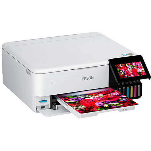 Image for EPSON ET-8500 ECOTANK WIRELESS MULTIFUNCTION INKJET PRINTER A4 WHITE from Office National Capalaba