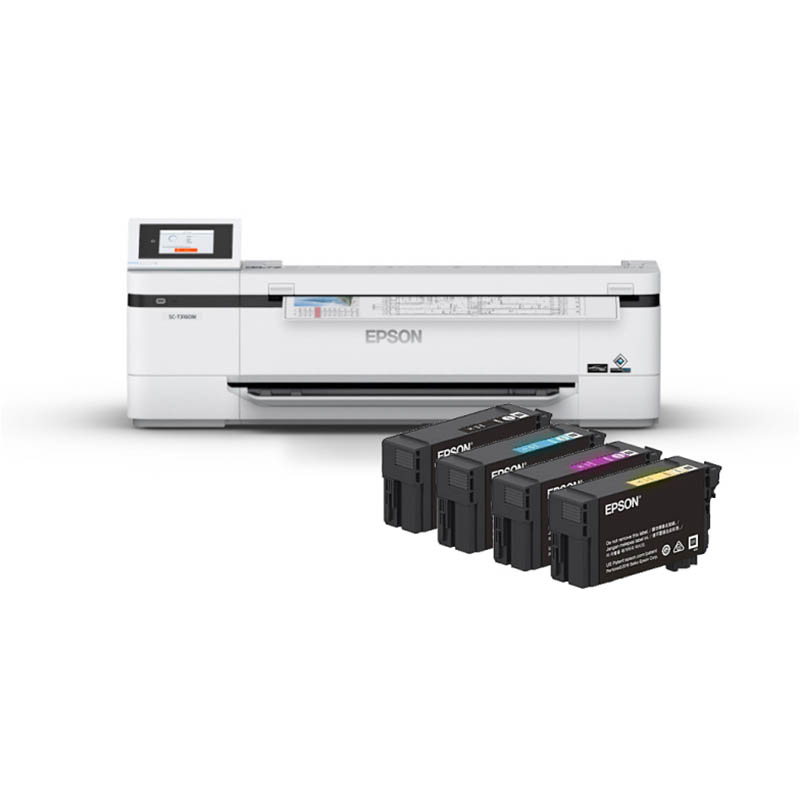 Image for EPSON SURECOLOR T3160M LARGE FORMAT PRINTER AND E40S INK CARTRIDGE COMBO from SBA Office National - Darwin