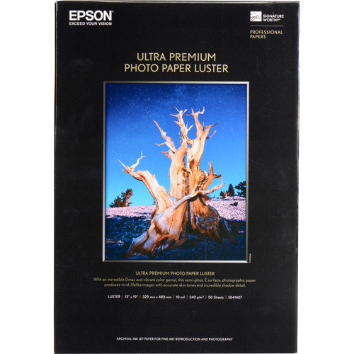 Image for EPSON C13S041407 PREMIUM FINE ART PHOTO PAPER SIGNATURE WORTHY 250GSM A3 WHITE PACK 50 from Coffs Coast Office National