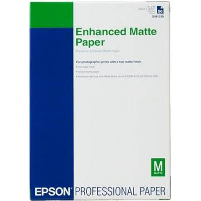 Image for EPSON S042095 VERSATILE ENHANCED MATTE PHOTO PAPER 192GSM A2 PACK 50 from Paul John Office National