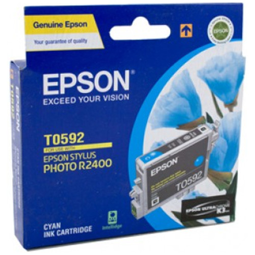 Image for EPSON T0592 INK CARTRIDGE CYAN from PaperChase Office National