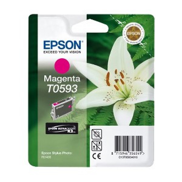 Image for EPSON T0593 INK CARTRIDGE MAGENTA from Angletons Office National