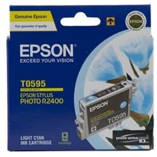 Image for EPSON T0595 INK CARTRIDGE LIGHT CYAN from Office National