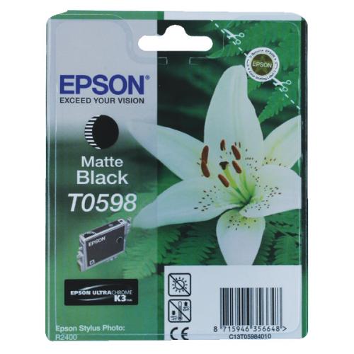 Image for EPSON T0598 INK CARTRIDGE MATTE BLACK from Chris Humphrey Office National
