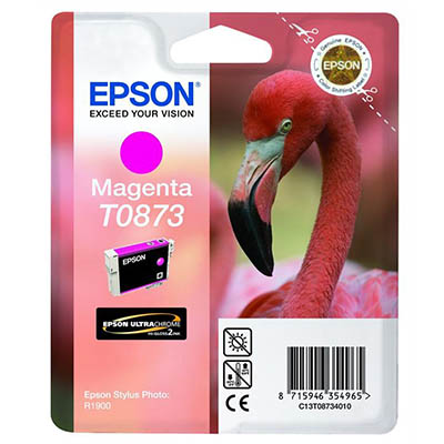 Image for EPSON T0873 INK CARTRIDGE MAGENTA from Angletons Office National