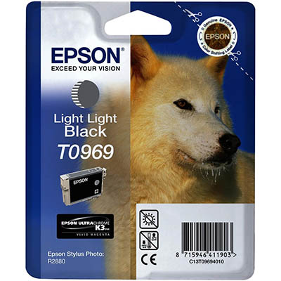 Image for EPSON T0969 INK CARTRIDGE LIGHT LIGHT BLACK from PaperChase Office National