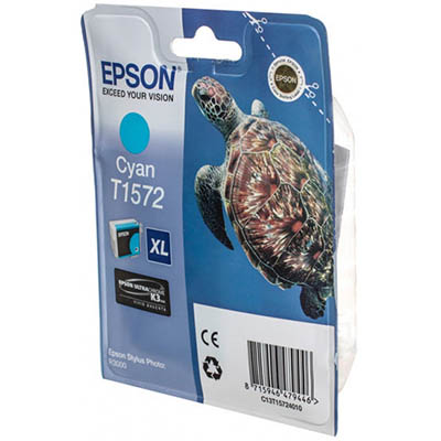 Image for EPSON T1572 INK CARTRIDGE CYAN from Office National Barossa