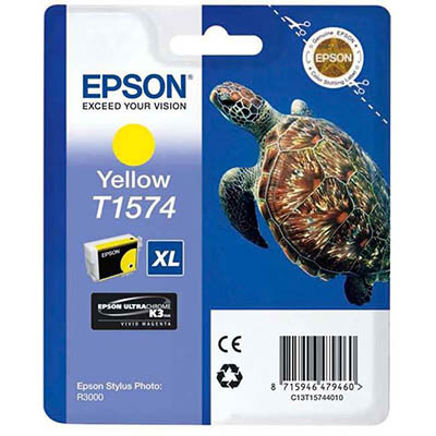Image for EPSON T1574 INK CARTRIDGE YELLOW from Coffs Coast Office National