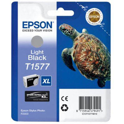 Image for EPSON T1577 INK CARTRIDGE LIGHT BLACK from Pirie Office National