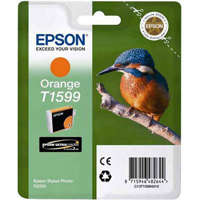 Image for EPSON T1599 INK CARTRIDGE ORANGE from Aztec Office National