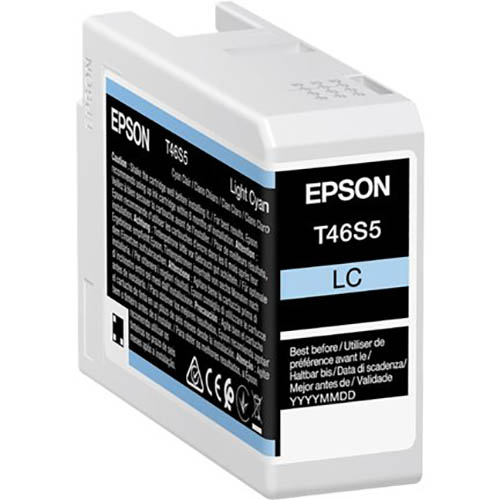 Image for EPSON 46S INK CARTRIDGE LIGHT CYAN from Aztec Office National