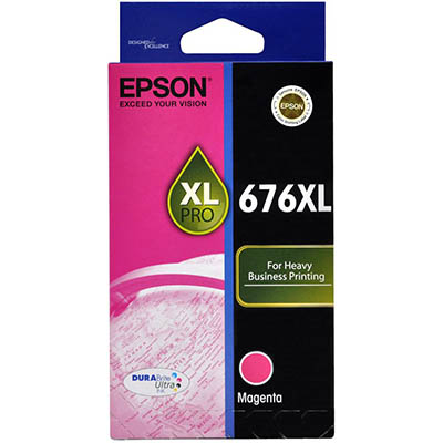 Image for EPSON 676XL INK CARTRIDGE HIGH YIELD MAGENTA from OFFICE NATIONAL CANNING VALE