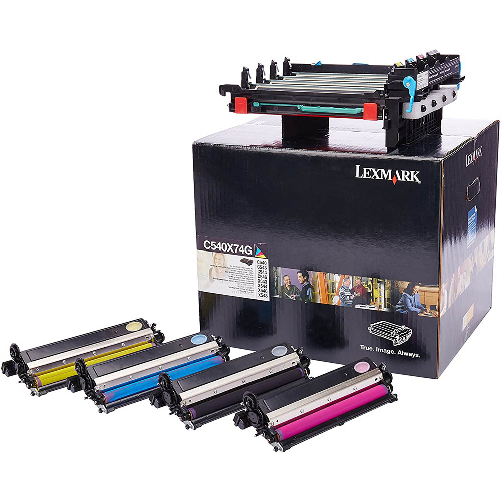 Image for LEXMARK C540X74G IMAGE KIT BLACK AND COLOUR from OFFICE NATIONAL CANNING VALE